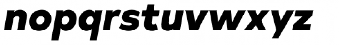 Typold Black Italic Font LOWERCASE