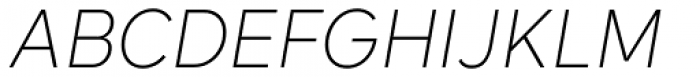 Typold Condensed Thin Italic Font UPPERCASE