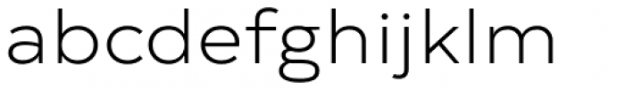 Typold Extended Light Font LOWERCASE