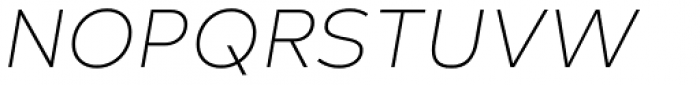 Typold Thin Italic Font UPPERCASE