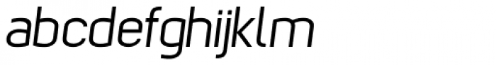 Typonil Light Italic Font LOWERCASE