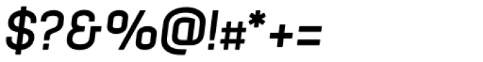 Typonil Medium Italic Font OTHER CHARS
