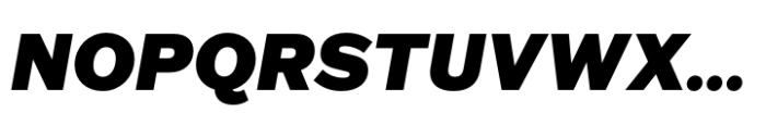 Typonium Heavy Italic Font UPPERCASE