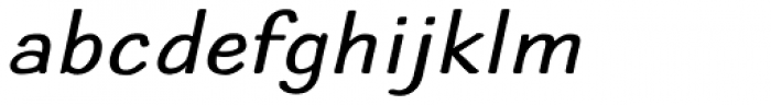Typothetical 1 Expand Oblique Font LOWERCASE