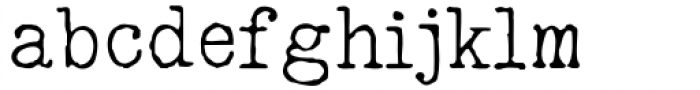 Typrighter V1 Ver II Font LOWERCASE