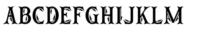 Tyrann Regular Font UPPERCASE