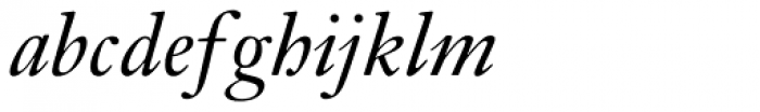 Tyrnavia Italic Font LOWERCASE
