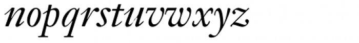 Tyrnavia Italic Font LOWERCASE