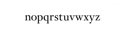 Tyrnavia Lining Numbers Font LOWERCASE