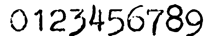 Typewriter Regular Font OTHER CHARS