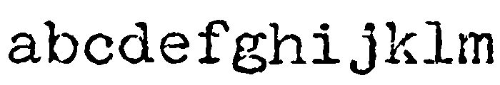 Typewriter Regular FONT
