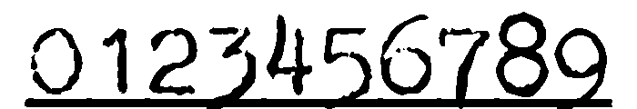 Typewriter Underline Font OTHER CHARS