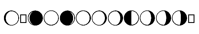 tzolkin Regular Font UPPERCASE