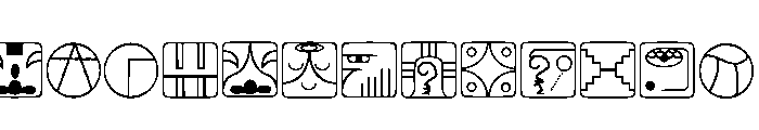 tzolkin Regular FONT