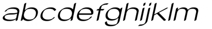 Tzaristane Cal Exp Oblique Font LOWERCASE