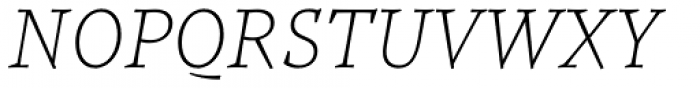 Tzimmes Thin Italic Font UPPERCASE