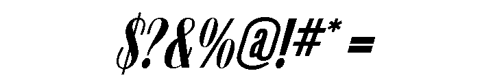 Tzigane Regular Font OTHER CHARS
