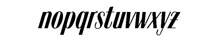 Tzigane Regular Font LOWERCASE