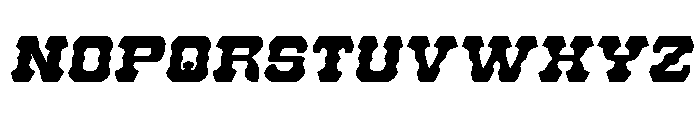U.S. Marshal Semi-Italic Font UPPERCASE