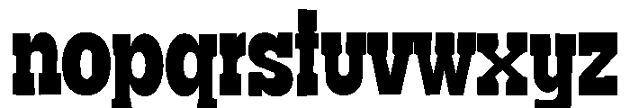 Uachmont Font LOWERCASE