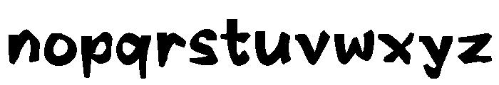 Uaganes Font LOWERCASE