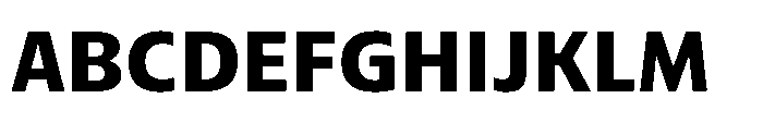 Uai Black Font UPPERCASE