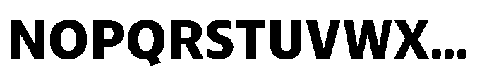 Uai Black Font UPPERCASE
