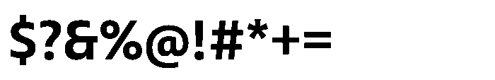 Uai Bold Font OTHER CHARS