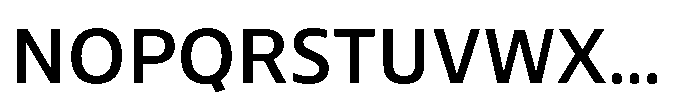 Uai Darkmode Bold Font UPPERCASE