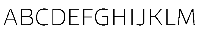 Uai Darkmode Light Font UPPERCASE