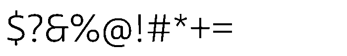 Uai Light Font OTHER CHARS