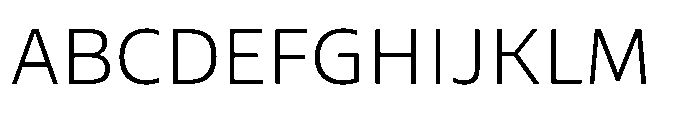 Uai Light Font UPPERCASE