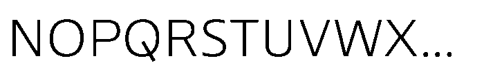 Uai Light Font UPPERCASE