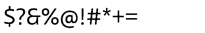 Uai Regular Font OTHER CHARS
