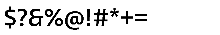 Uai Semibold Font OTHER CHARS