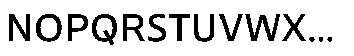 Uai Semibold Font UPPERCASE