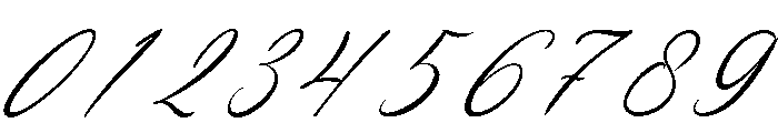 Ubel Amour Italic Font OTHER CHARS
