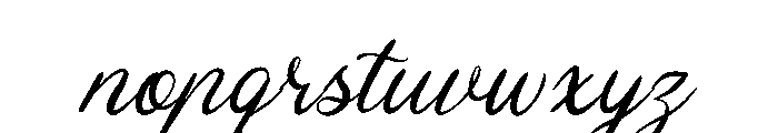Ubel Amour Font LOWERCASE