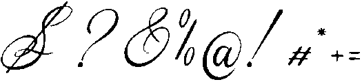 Ubel Amour otf (400) Font OTHER CHARS