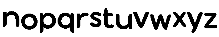 UBAHIN Font LOWERCASE