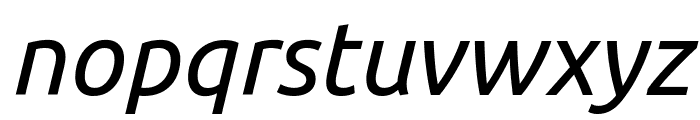 Ubuntu Italic Font LOWERCASE