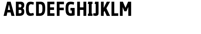 Ubik Condensed Bold Font UPPERCASE