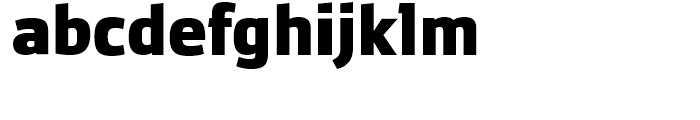 Ubik Extra Bold Font LOWERCASE