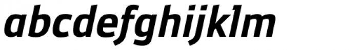 Ubik Grotesk Bold Italic Font LOWERCASE