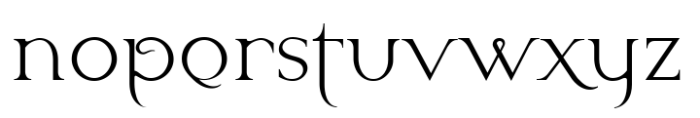 Ubud Medium Font LOWERCASE