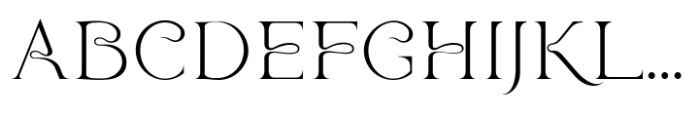 Ubud Regular Font UPPERCASE