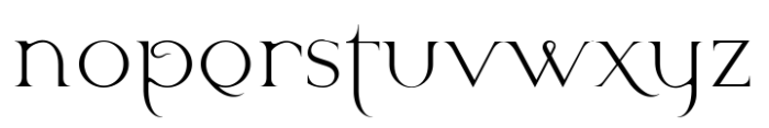Ubud Regular Font LOWERCASE