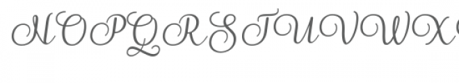 Ubertas Regular-Italic Font UPPERCASE