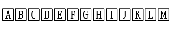 Uchrony Cube Light Font LOWERCASE