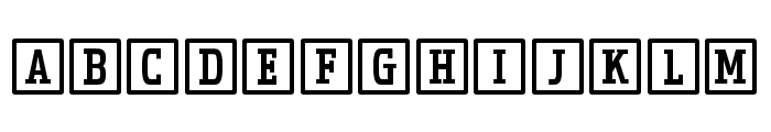 Uchrony Cube Regular Font LOWERCASE